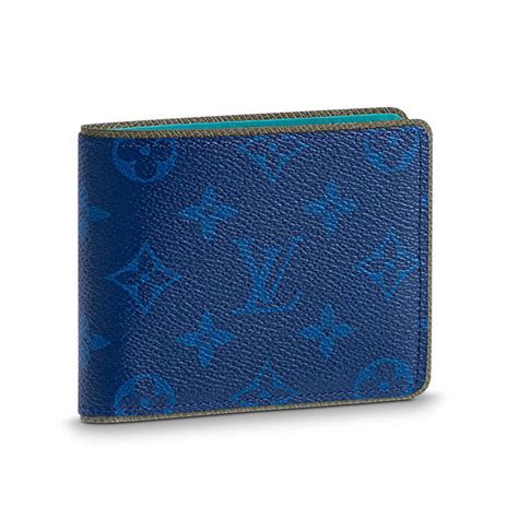 louis vuitton mens wallet blue|louis vuitton men's billfold.